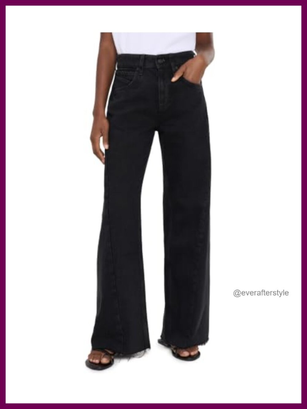 Free People We the Free Wide Leg Jeans 100% Cotton Pull On Flared Denim
